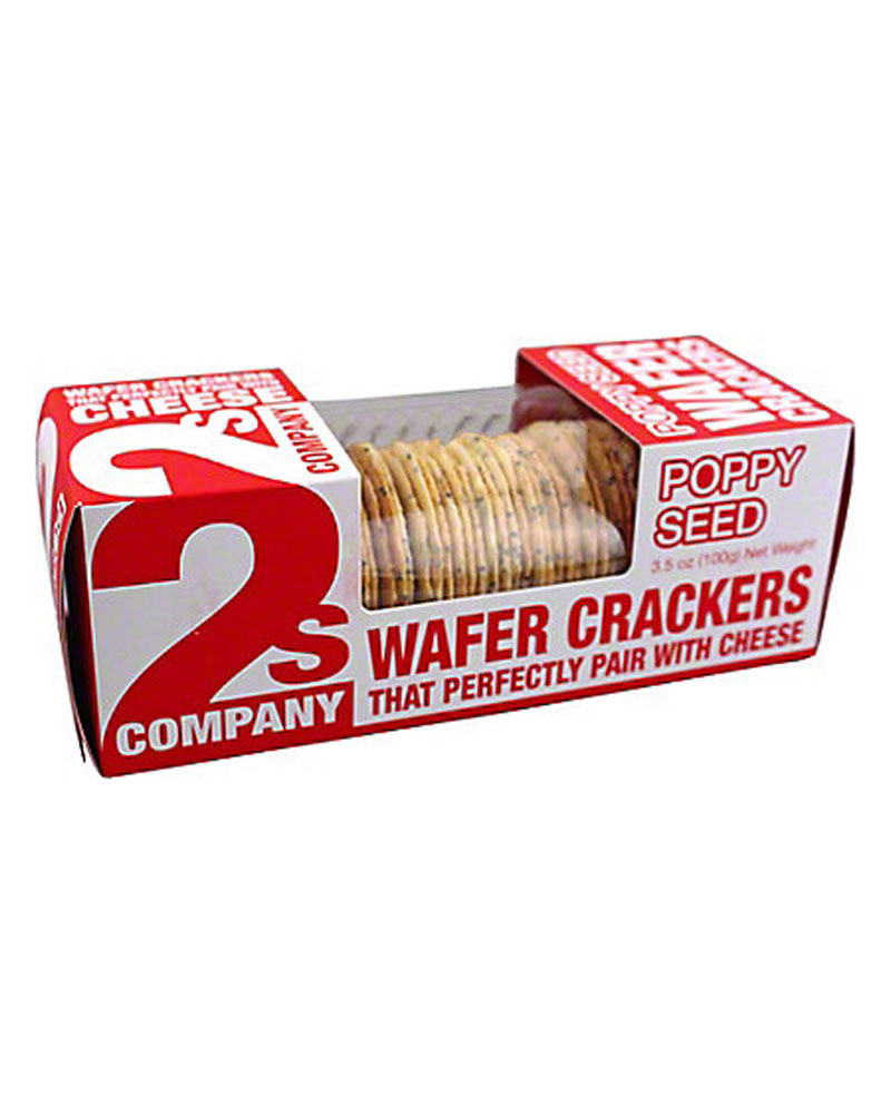 2s Company Poppy Seed Wafer Crackers