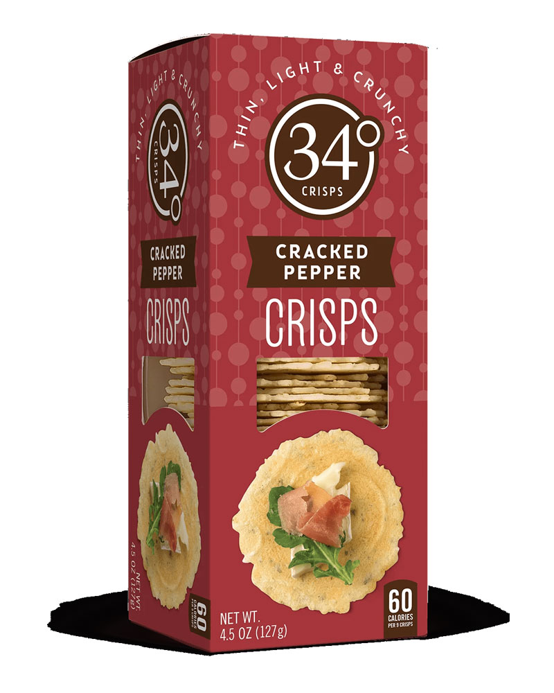34 Degrees Cracked Pepper Crisps