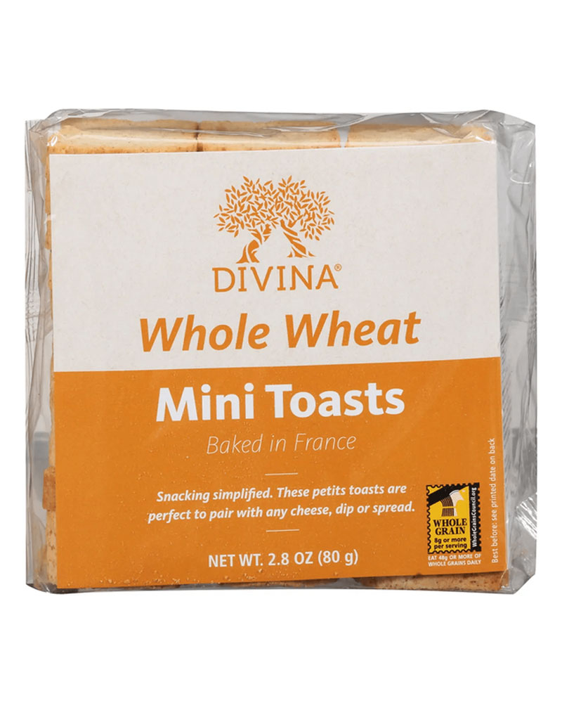 Divina Whole Wheat Mini Toasts