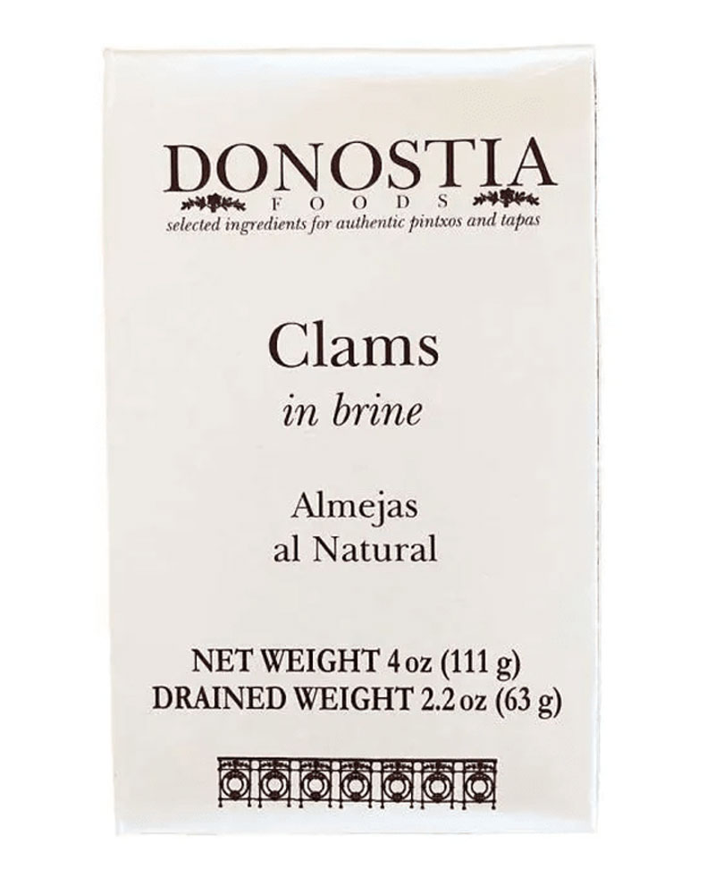 Donostia Clams in Brine