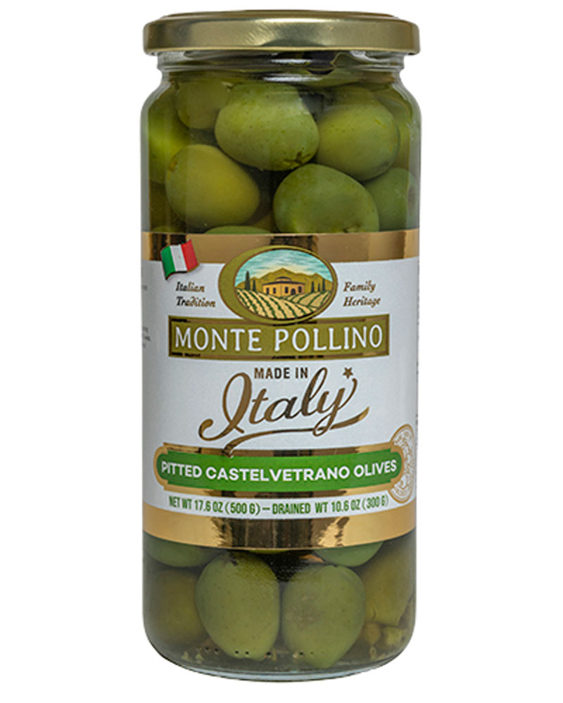 Monte Pollino Pitted Castelvetrano Olives