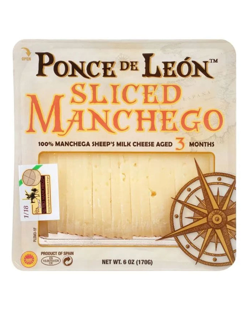 Ponce De Leon Sliced Manchego