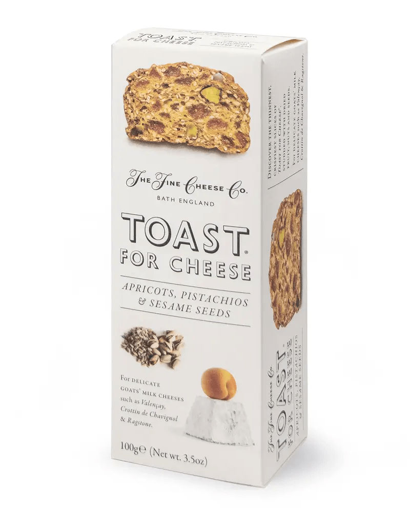 The Fine Cheese Co. Apricots, Pistachios & Sesame Seeds Toast