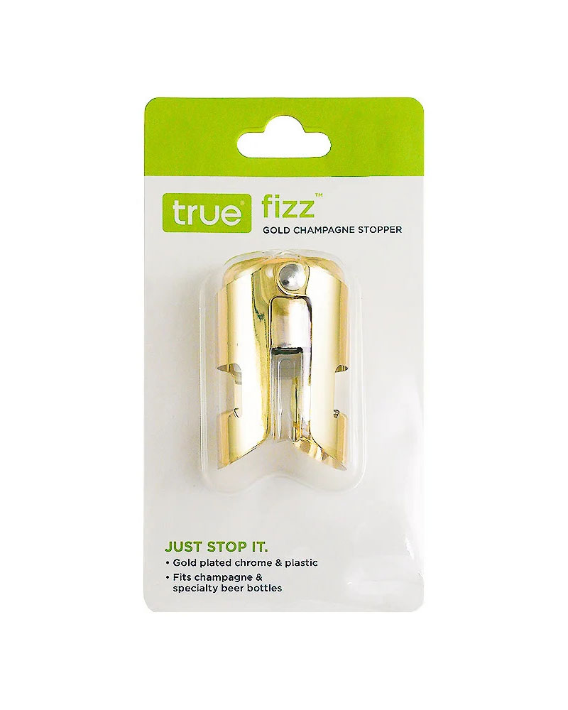 True Brands Gold Champagne Stopper