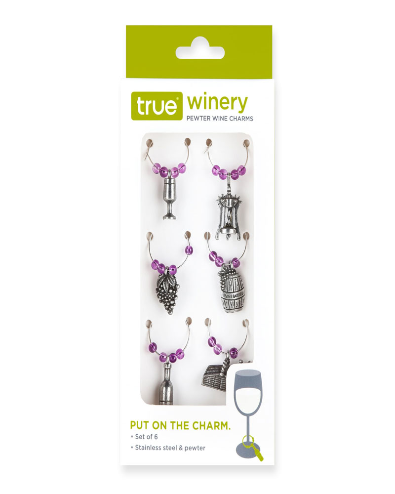 True Winery Pewter Wine Charms